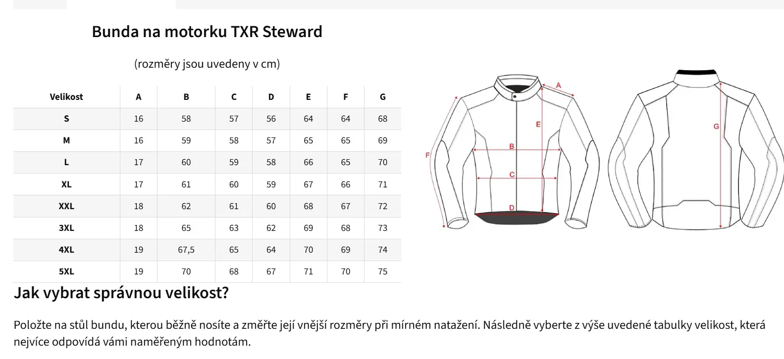 TXR Bunda na motorku Steward černo-šedá XL